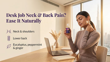 Desk Job Back & Neck Pain: Natural Relief | Purple Swan