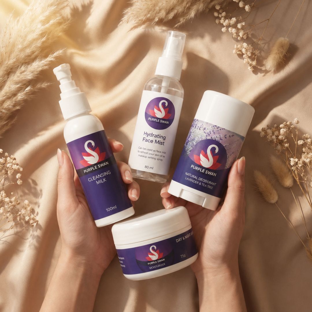 Skincare Starter Kit – Cleanse, Hydrate & Moisturise Daily | Purple Swan UAE