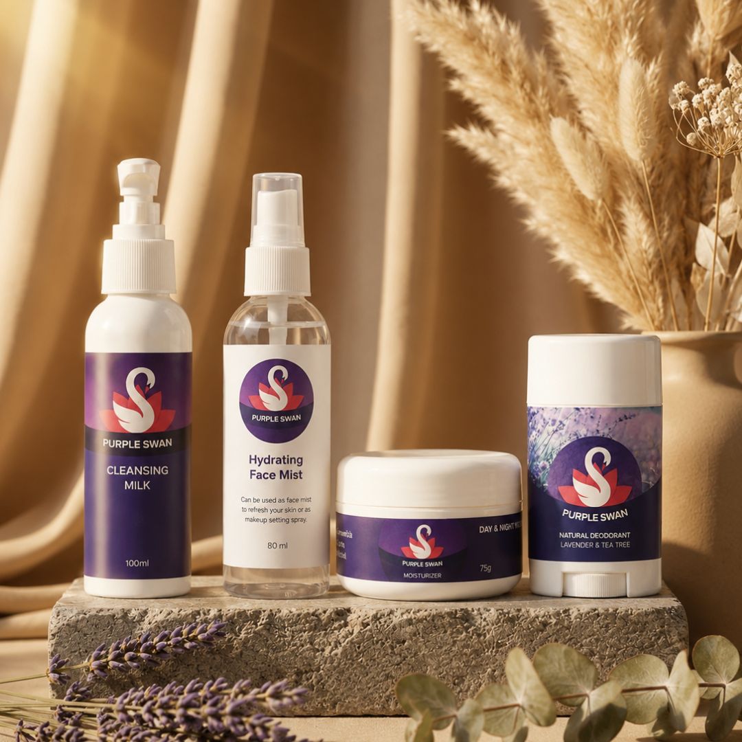 Skincare Starter Kit – Cleanse, Hydrate & Moisturise Daily | Purple Swan UAE