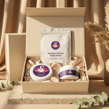 Facial Sheet Mask + Wipes + Moisturizer - Radiance Glow Box