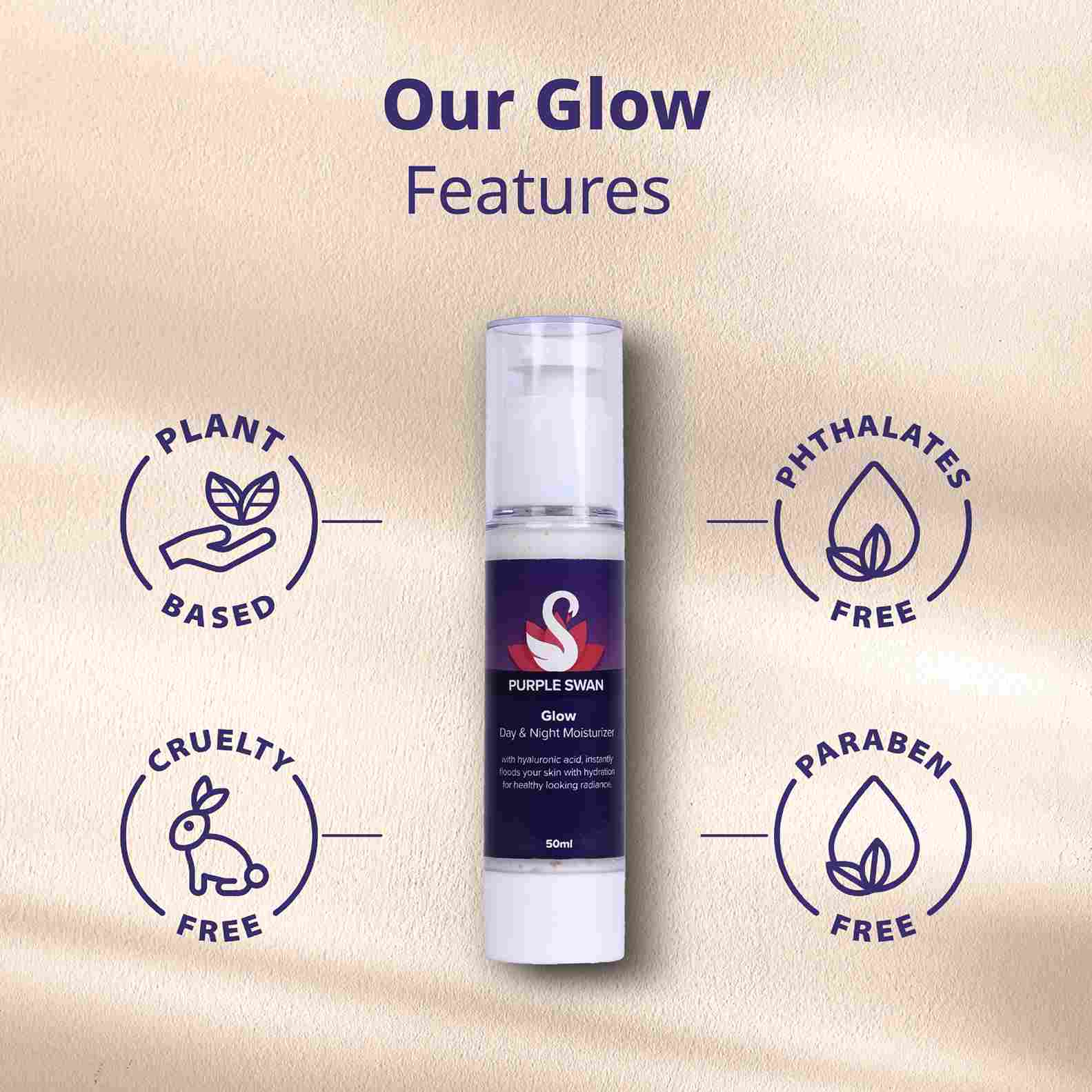 Purple Swan Glow with HA Features