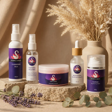 Organic Facial Kit 5 Piece Brightening Set