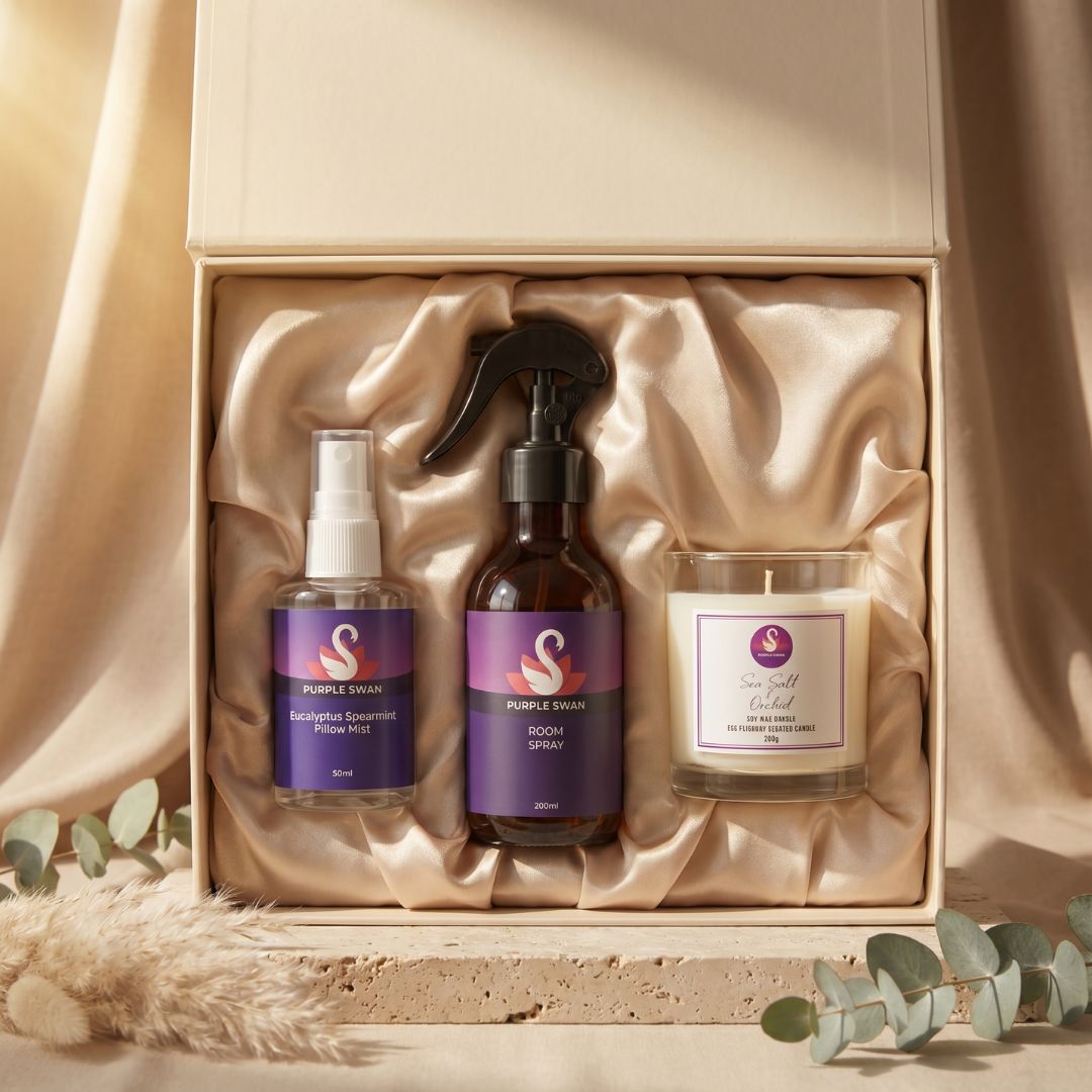 Room Freshener + Pillow Mist + Candle - Luxe Collection Gift Box