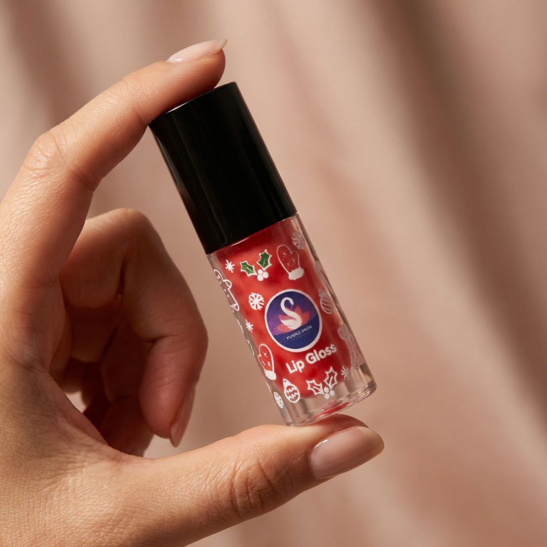 Purple Swan lip gloss makeup product